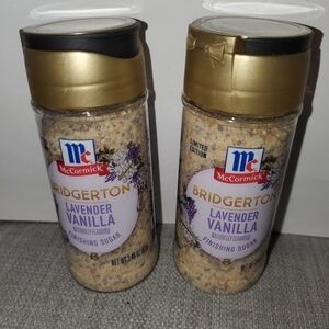 McCormick Bridgerton Series, Finishing Sugar, Set of 2, Lavender Vanilla, Sealed